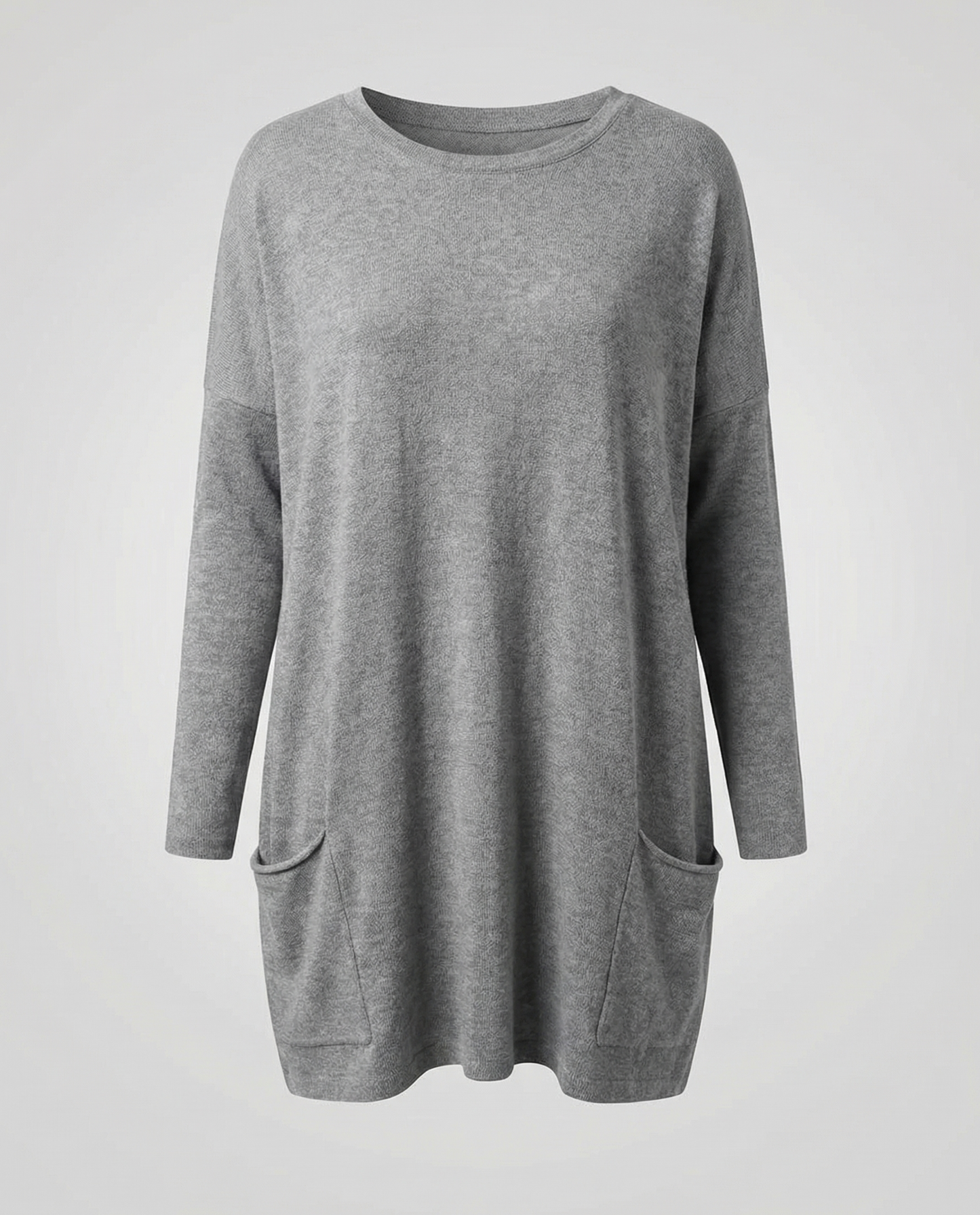 Avarylane | Long Sweater for Women | Loose Fit and Soft Comfort Gray