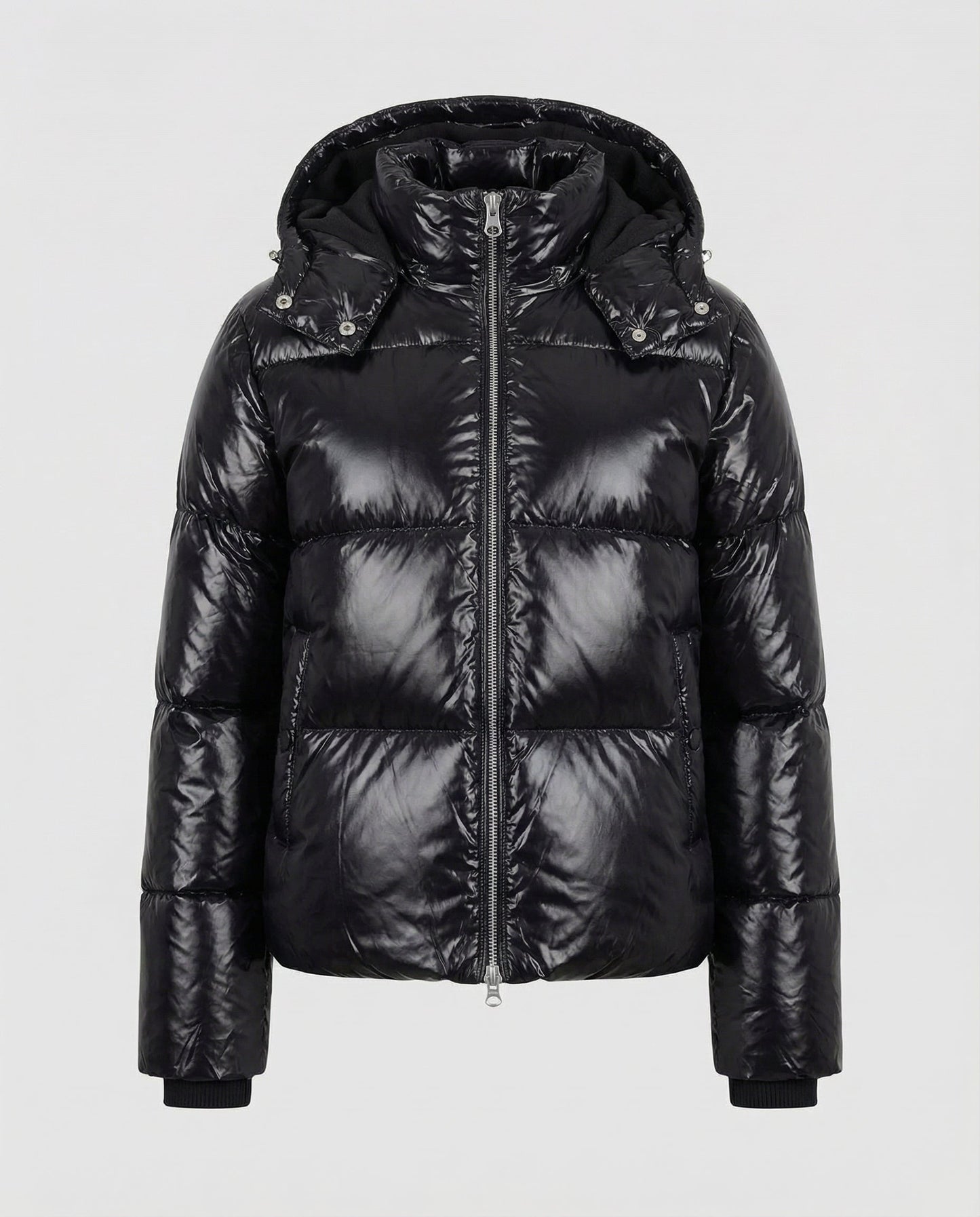 Avarylane | Puffy Jacket for Women | Tailored Design with Hood and Warmth Black