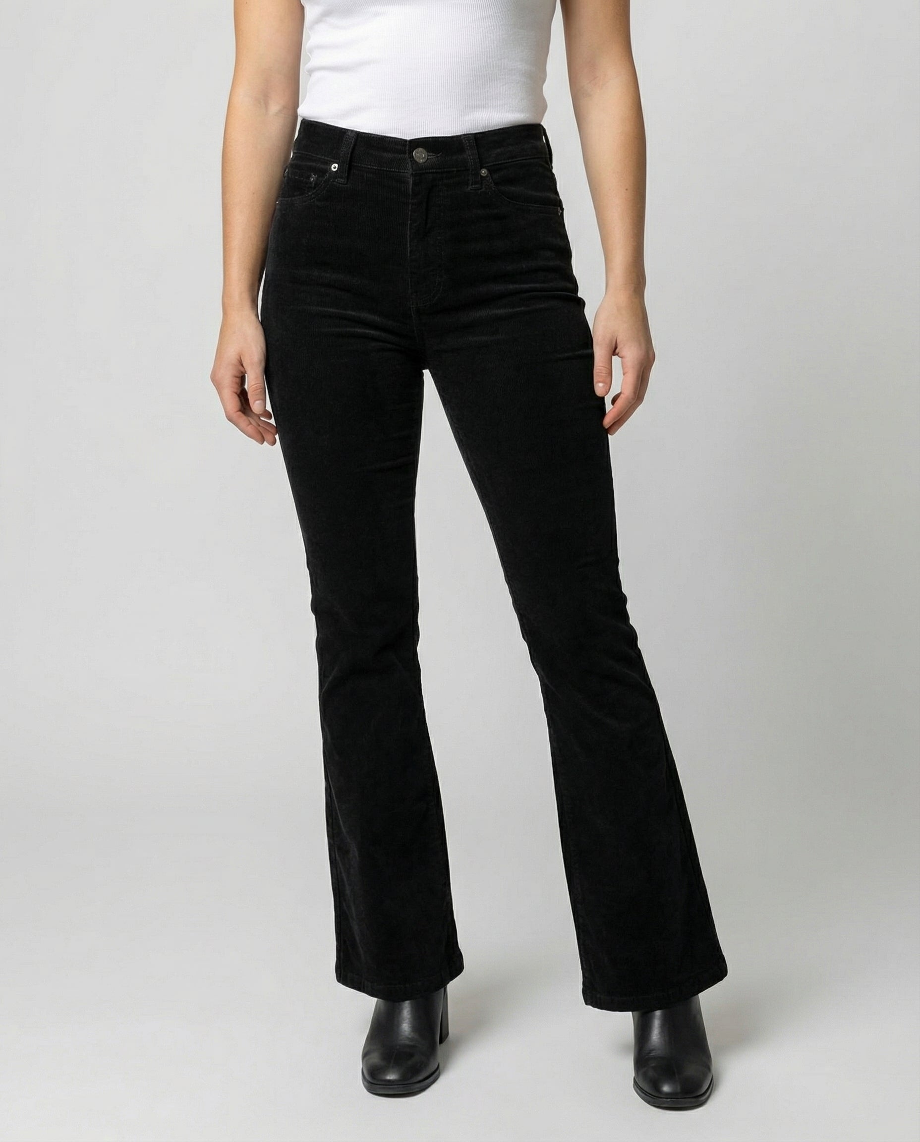 Avarylane | Cord Flared Pants for Women | Soft Fit and Elegant Silhouette