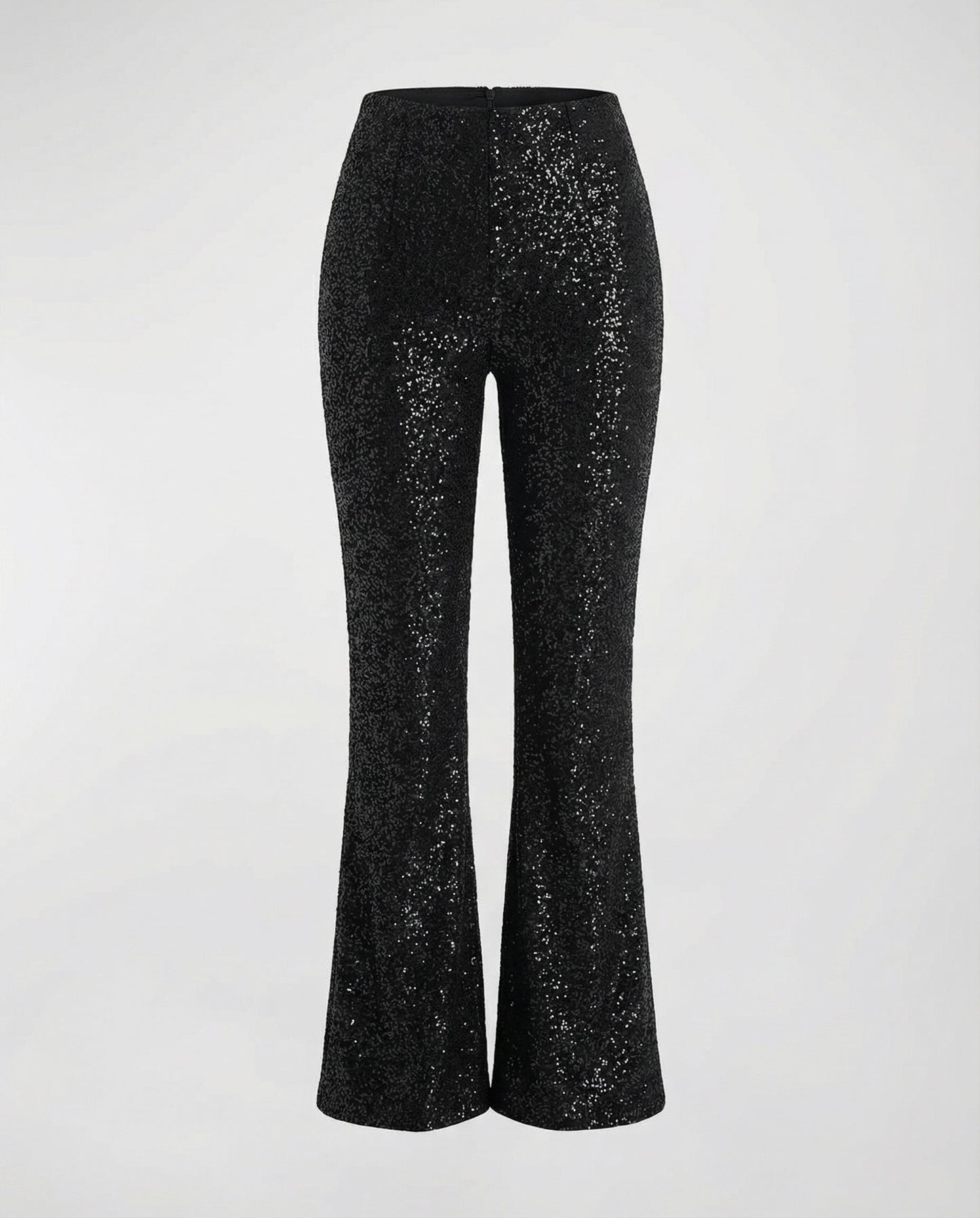 Avarylane | Sequin Pants for Women | High Waist and Wide Legs Black