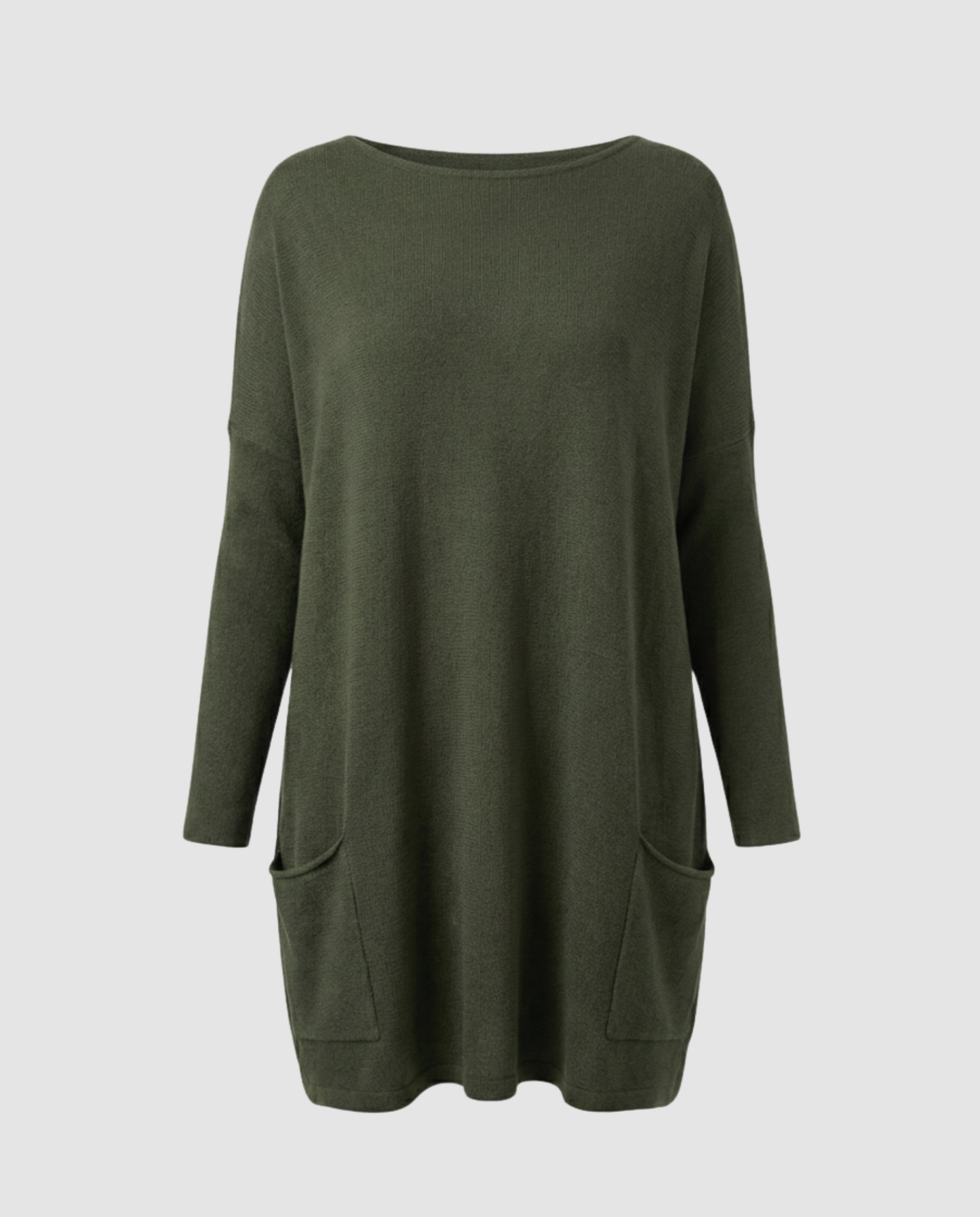 Avarylane | Long Sweater for Women | Loose Fit and Soft Comfort Green