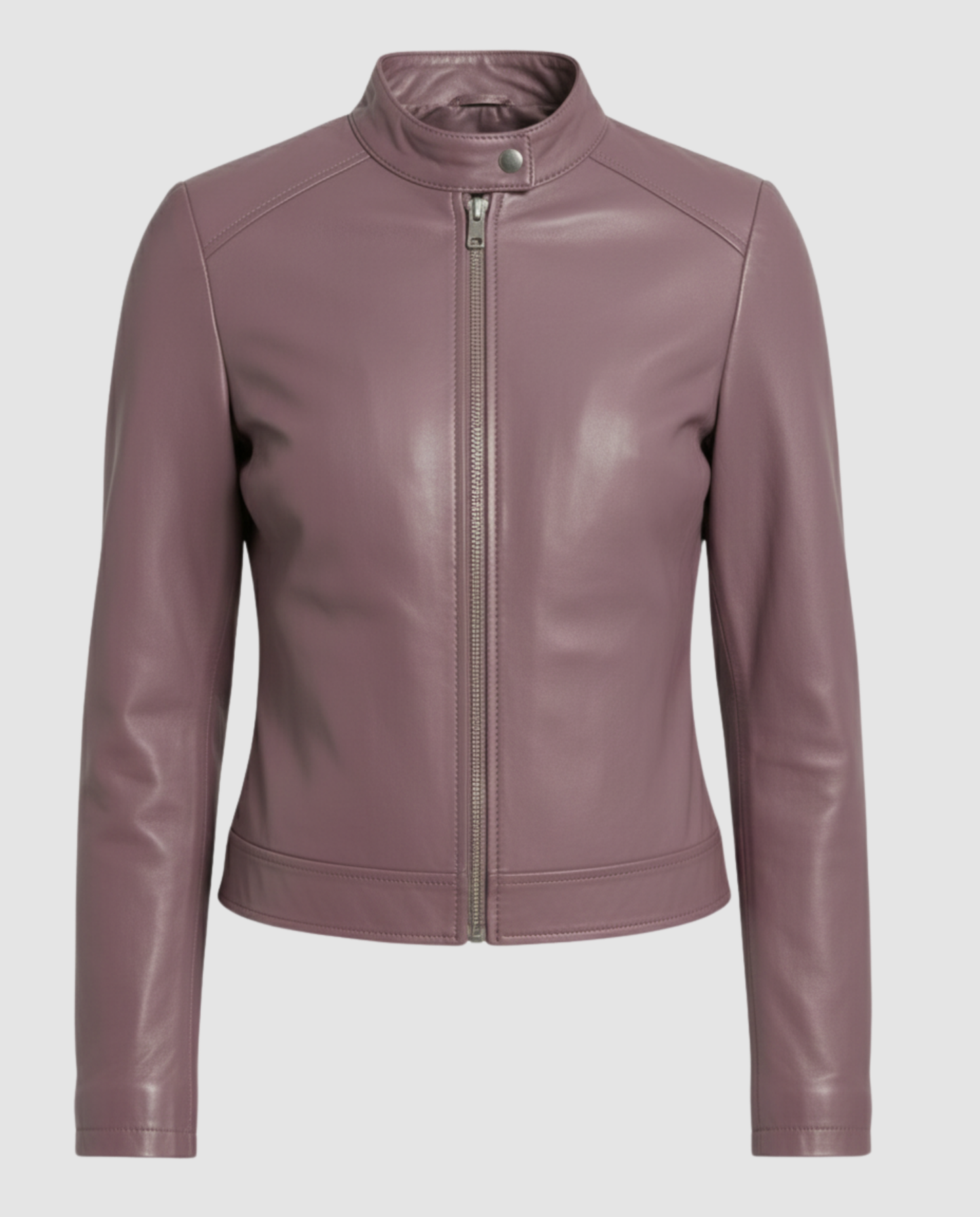 Avarylane | Leather Jacket for Women | Genuine Leather and Timeless Fit Lilac