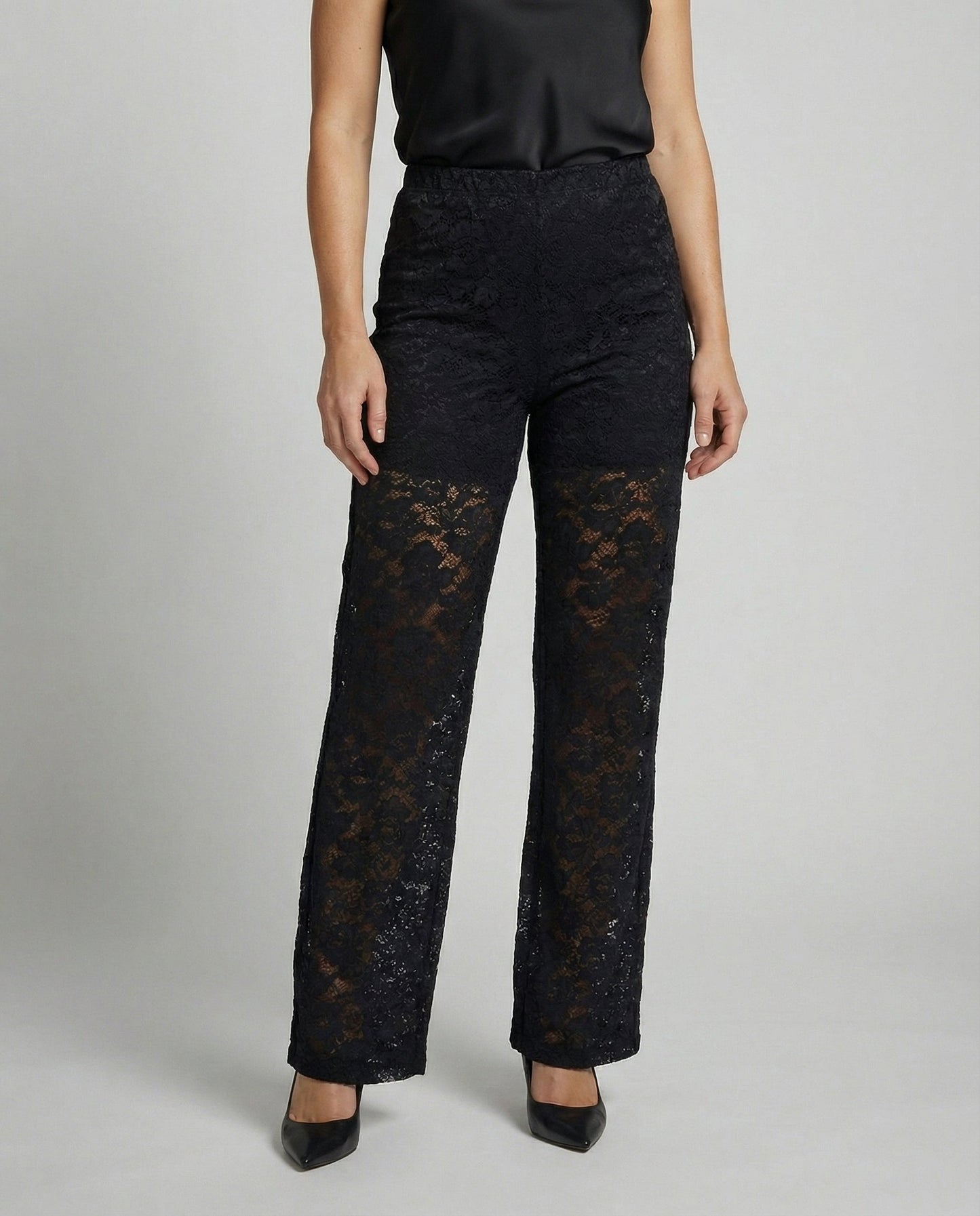 Avarylane | Lace Pants for Women | Wide Leg and Elegant Silhouette