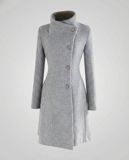Avarylane | Elegant Winter Coat for Women | Long Cut and Warm Comfort