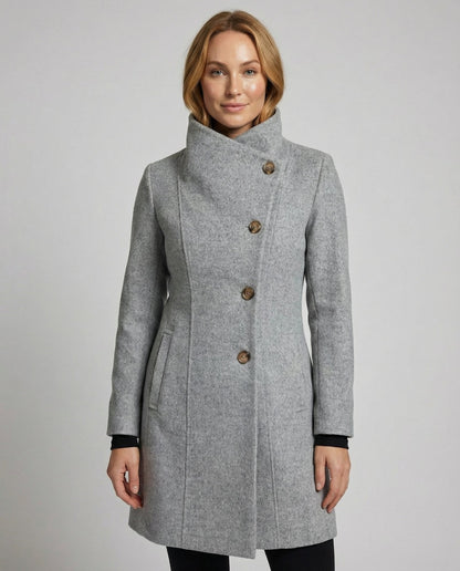 Avarylane | Elegant Winter Coat for Women | Long Cut and Warm Comfort