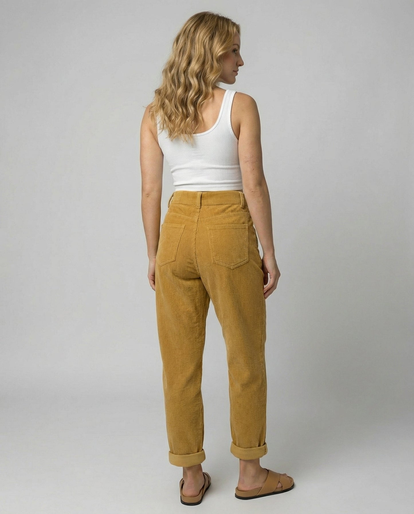Avarylane | Cord Pants for Women | High Waist and Comfortable Fit