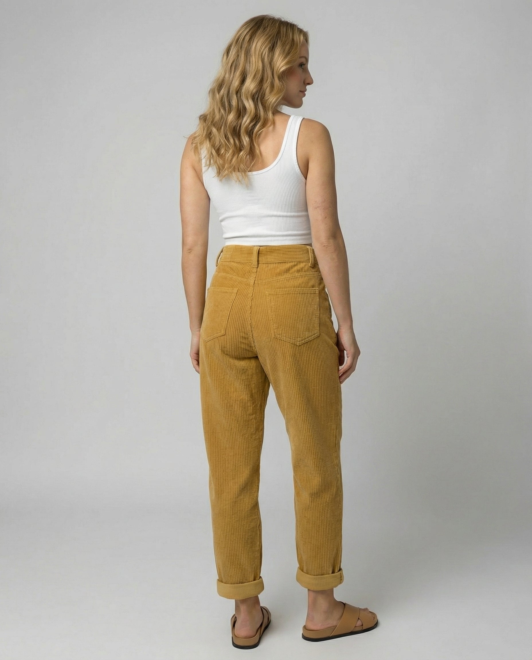 Avarylane | Cord Pants for Women | High Waist and Comfortable Fit