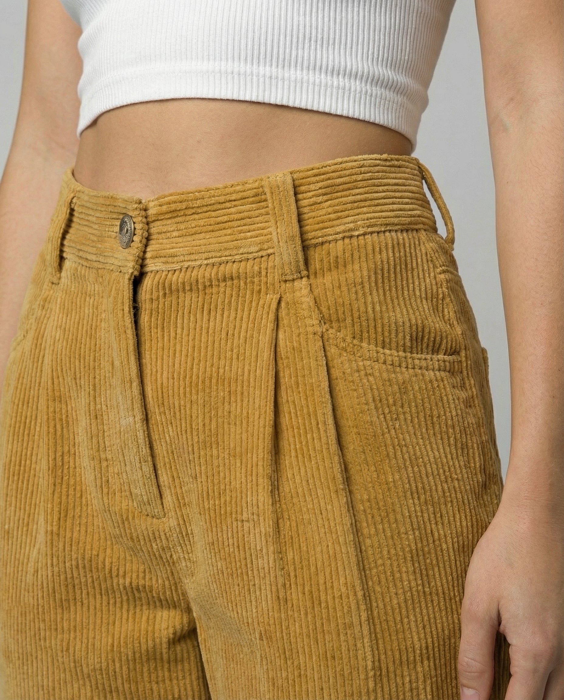 Avarylane | Cord Pants for Women | High Waist and Comfortable Fit