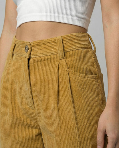 Avarylane | Cord Pants for Women | High Waist and Comfortable Fit