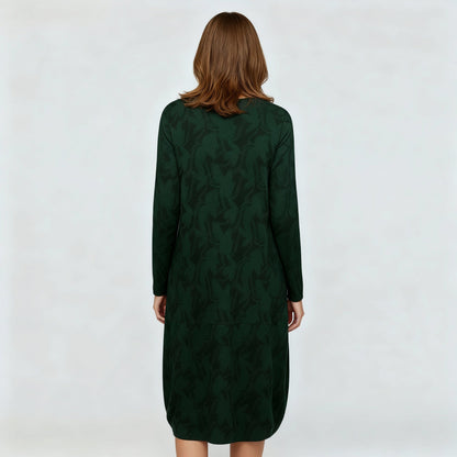 Avarylane | Patterned Winter Dress for Women | Elegant Design with Warming Comfort