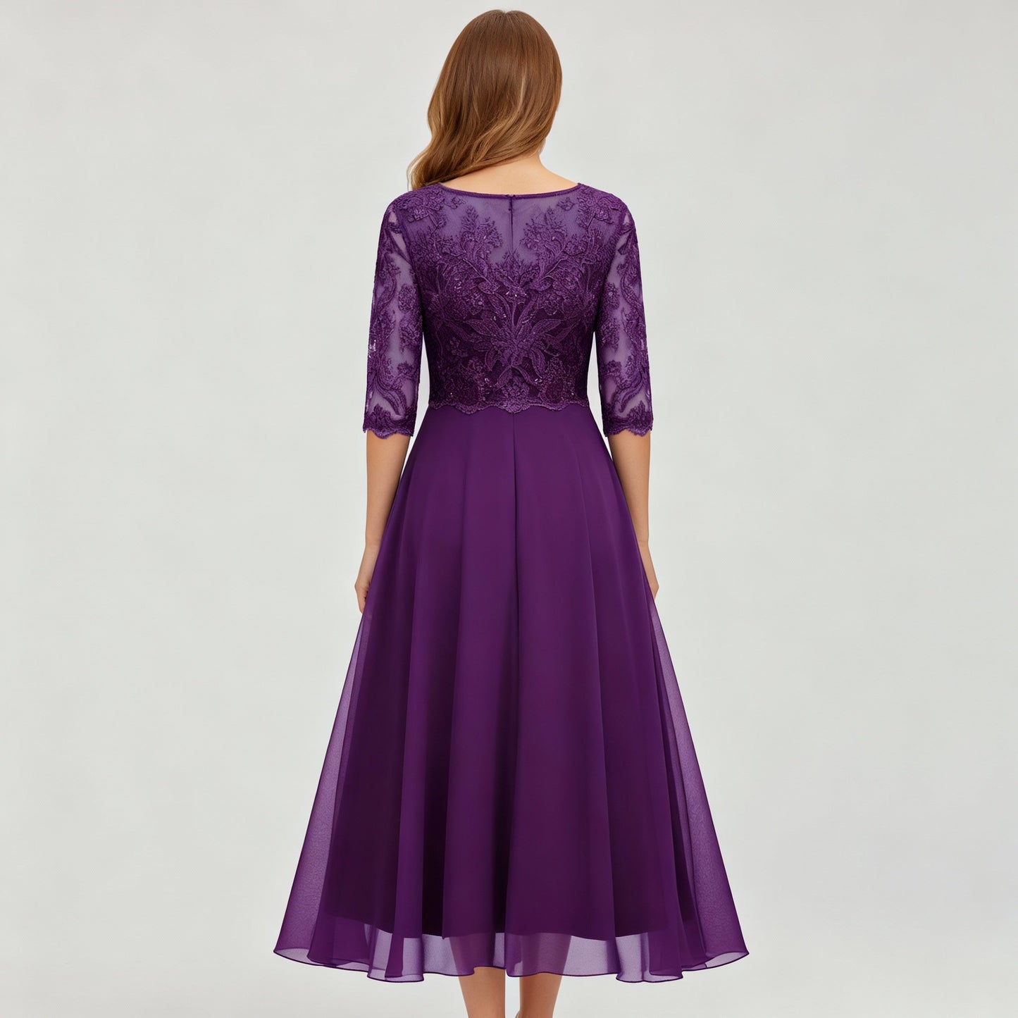 Avarylane | Midi Dress for Women | High Waist and Flowing Silhouette