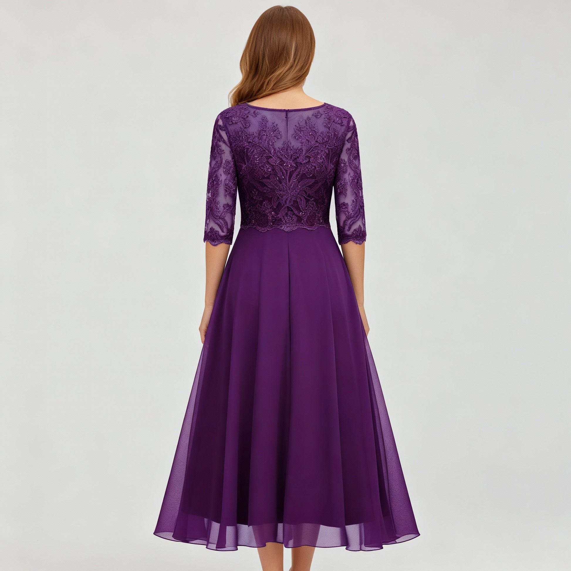 Avarylane | Midi Dress for Women | High Waist and Flowing Silhouette