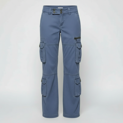 Avarylane | Cargo Pants for Women | Functional Design and Comfortable Fit Blue
