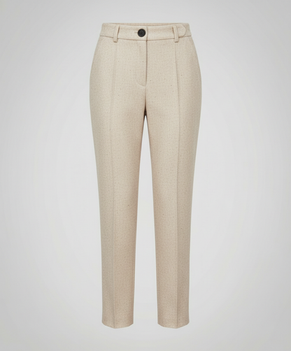 Avarylane | Wool Trousers for Women | Warm Comfort and Elegant Cut Apricot