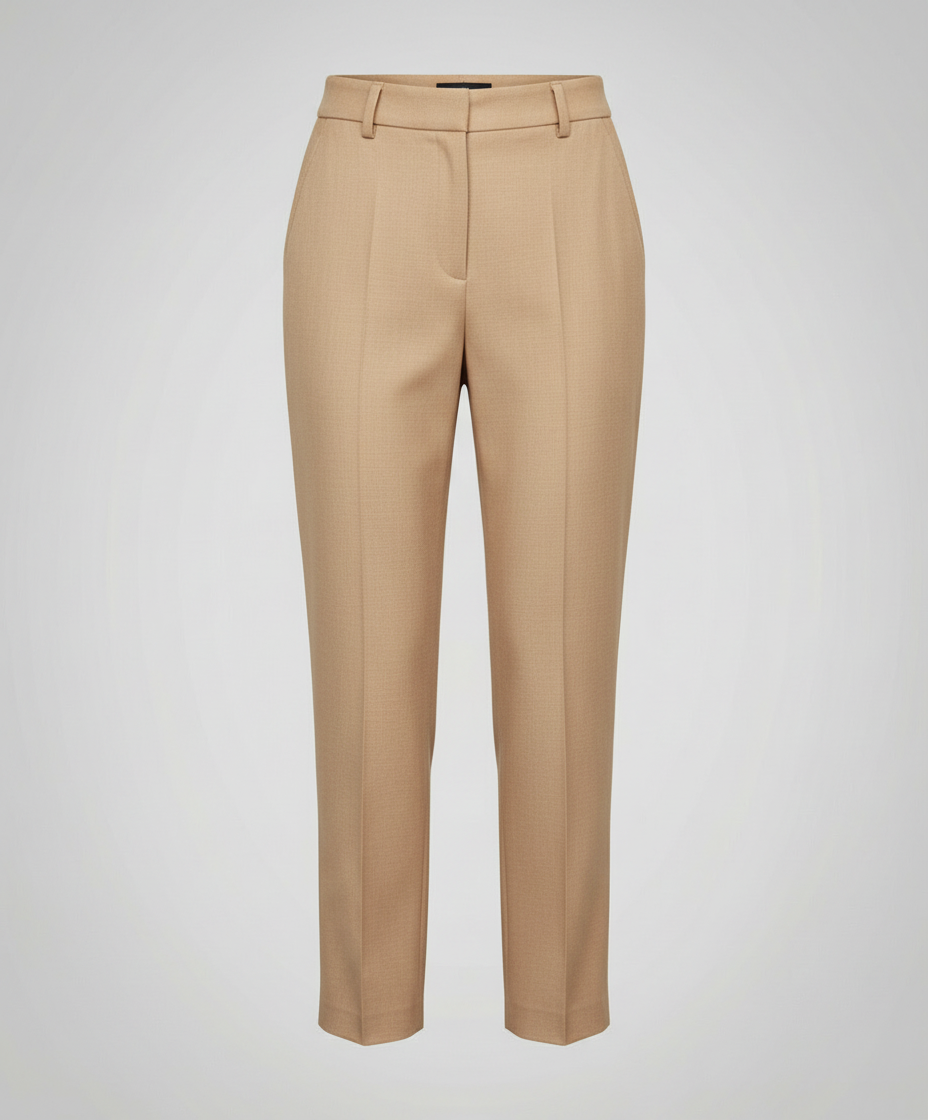 Avarylane | Wool Trousers for Women | Warm Comfort and Elegant Cut Cream White