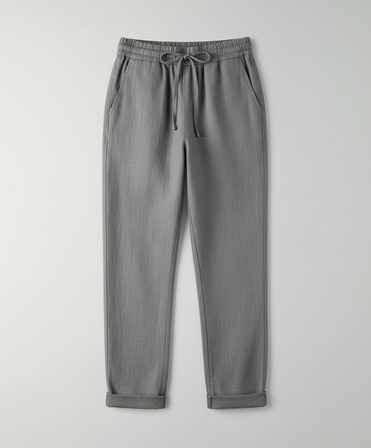 Avarylane | Linen Pants for Women | Lightweight and Airy Summer Design Gray