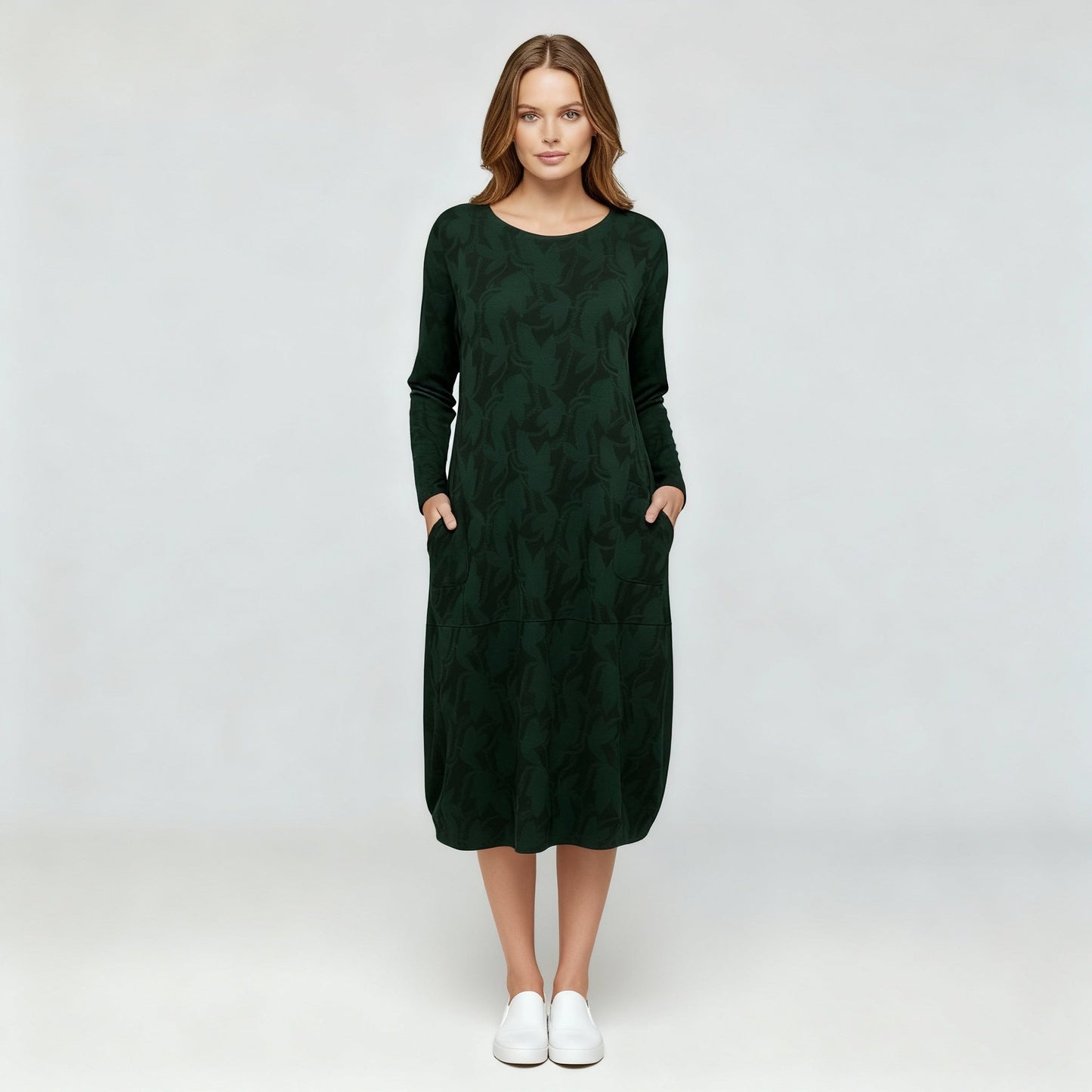 Avarylane | Patterned Winter Dress for Women | Elegant Design with Warming Comfort