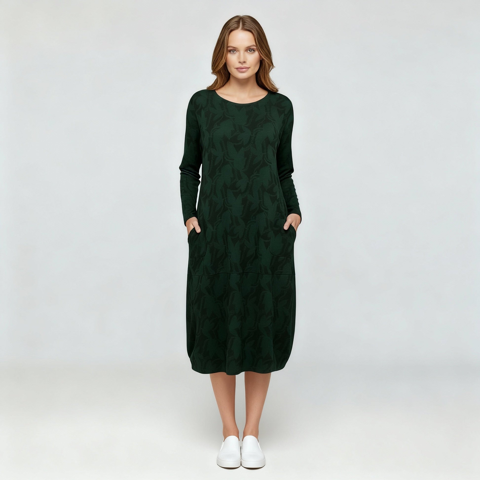 Avarylane | Patterned Winter Dress for Women | Elegant Design with Warming Comfort