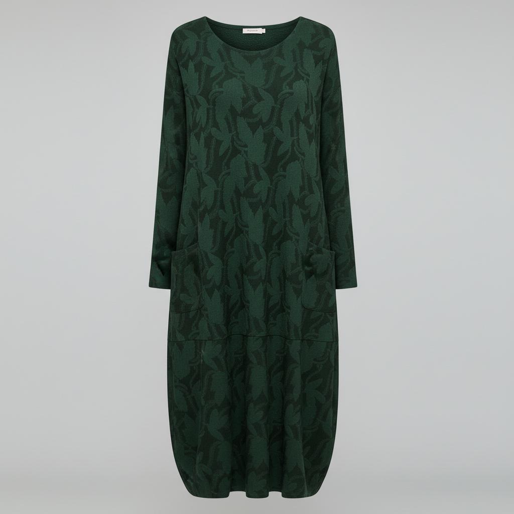 Avarylane | Patterned Winter Dress for Women | Elegant Design with Warming Comfort