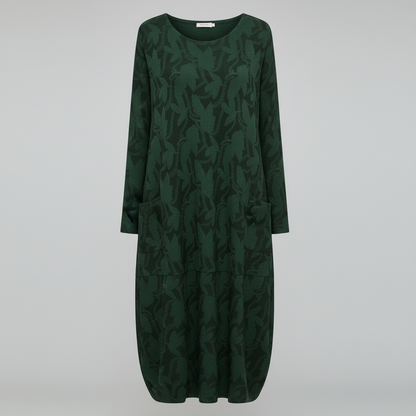 Avarylane | Patterned Winter Dress for Women | Elegant Design with Warming Comfort