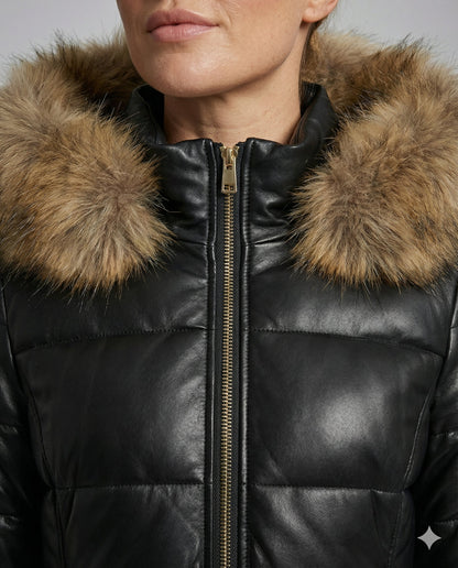 Avarylane | Warm Winter Jacket for Women | Oversized Design with Fur-Lined Hood
