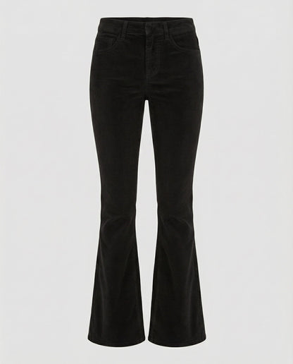 Avarylane | Cord Flared Pants for Women | Soft Fit and Elegant Silhouette