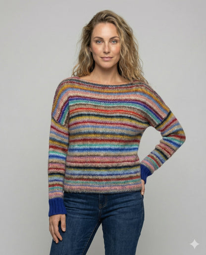 Avarylane | Norwegian Sweater for Women | Nordic Pattern and Warming Comfort Bunt