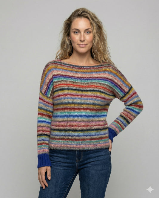 Avarylane | Norwegian Sweater for Women | Nordic Pattern and Warming Comfort Bunt
