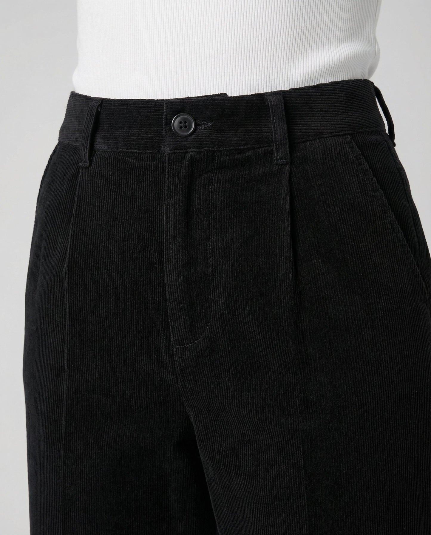 Avarylane | Cord Pants for Women | Elastic Waist and Loose Fit