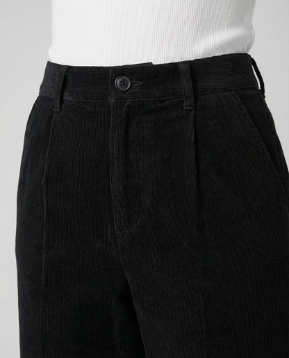 Avarylane | Cord Pants for Women | Elastic Waist and Loose Fit