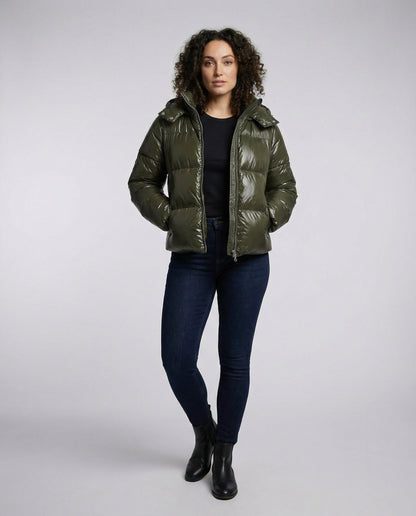 Avarylane | Puffy Jacket for Women | Tailored Design with Hood and Warmth
