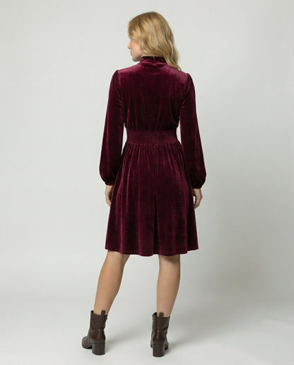 Avarylane | Velvet Dress for Women | Elegant Cut with Long Sleeves