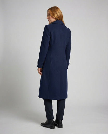 Avarylane | Wool coat for Women | Double-breasted Design with High Collar