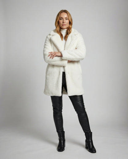 Avarylane | Faux Fur Winter Jacket for Women | Soft Warmth and Elegant Design