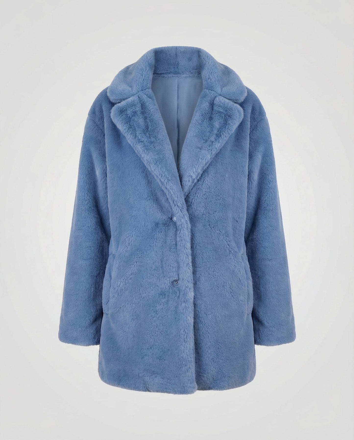 Avarylane | Faux Fur Winter Jacket for Women | Soft Warmth and Elegant Design Blue
